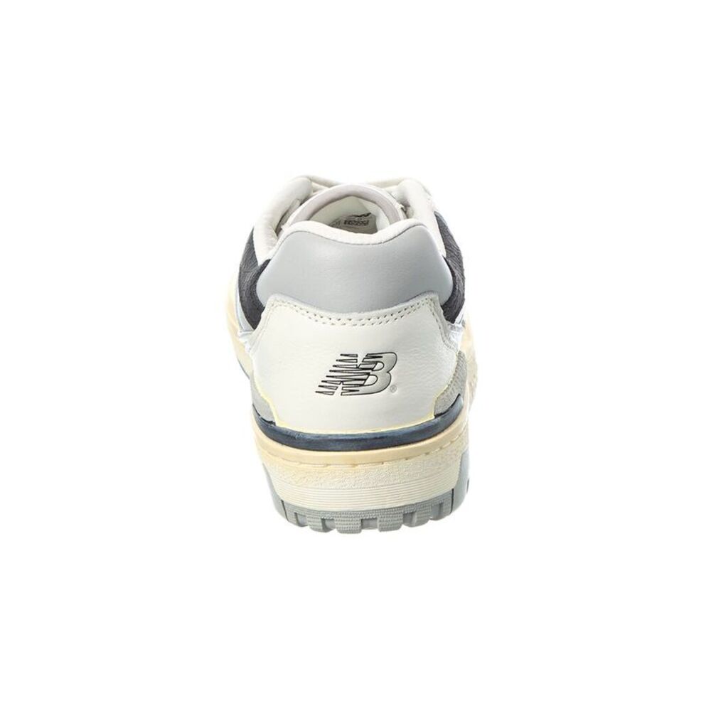 New Balance 550 White and Black Low-Top Sneakers - Picture 3 of 5